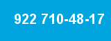 922 710-48-17 922 710-48-17